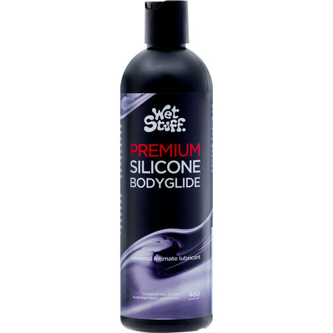 Wet Stuff Premium - 460g Disk Top - Silicone Lubricant - 460 gram Bottle - Image 1