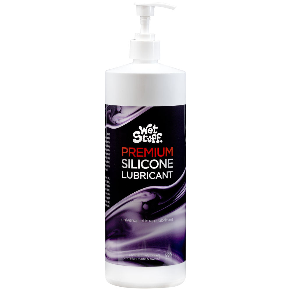 Wet Stuff Premium - 990g Pump Top - Silicone Lubricant - 990 gram Bottle - Image 1