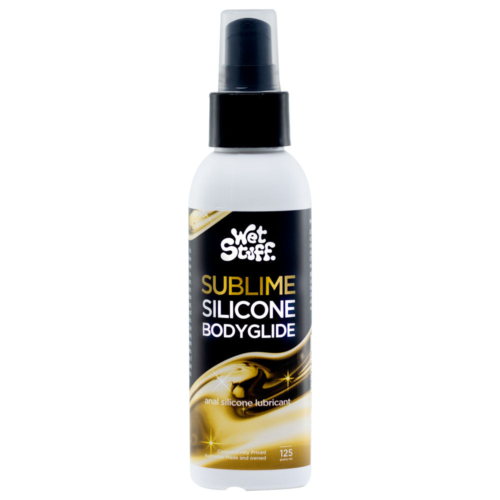 Wet Stuff Sublime - 125g Pump Top - Anal Silicone Lubricant - 125 gram Pump Bottle - Image 1