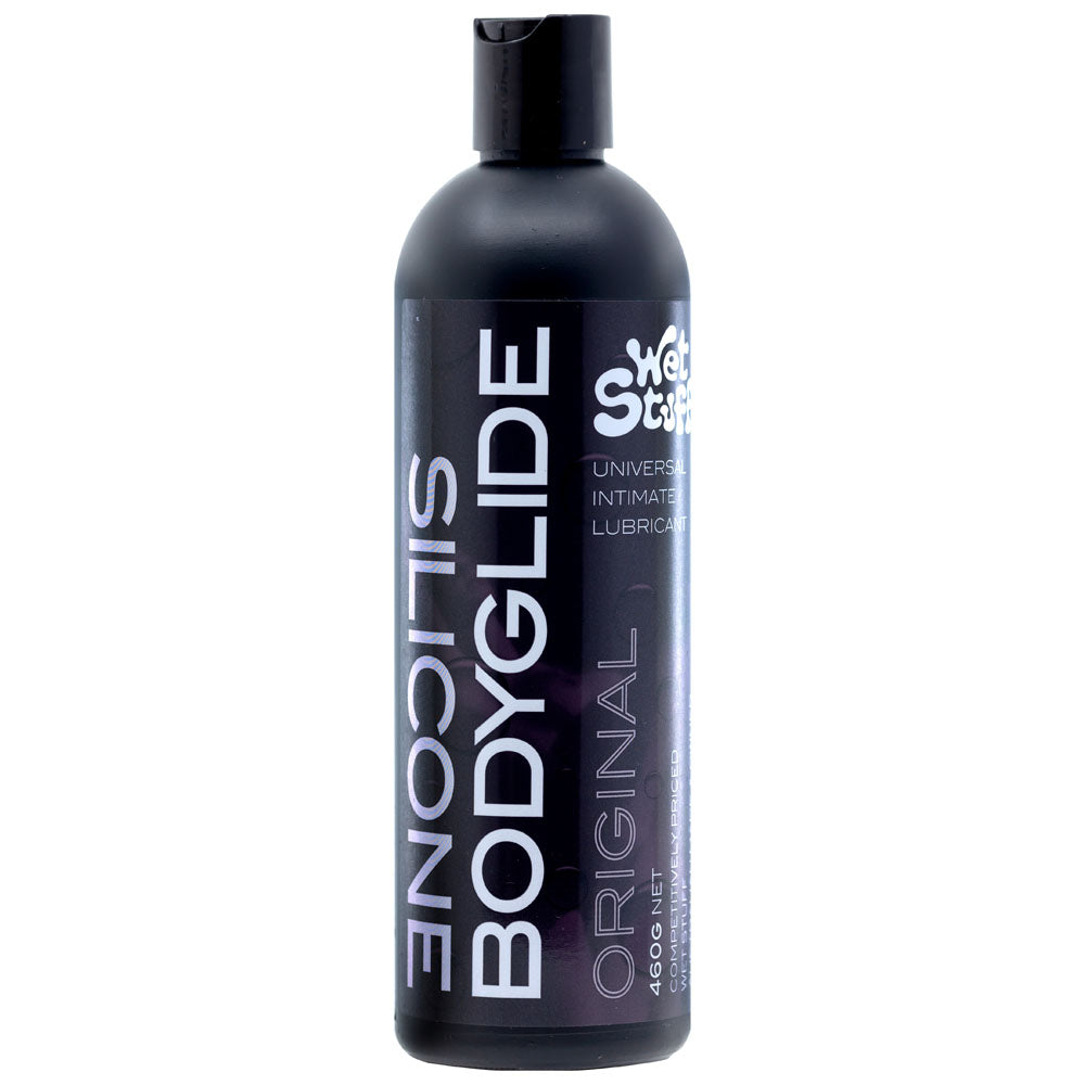 Wet Stuff Original - 460g Disk Top - Silicone Lubricant - 460 gram Bottle - Image 1