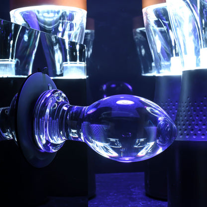 Gender X Crystal Ball - Clear Glass 13.6 cm Butt Plug