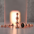 Gender X GOLD DIGGER SET - Rose Gold Metallic Butt Plugs - Set of 3 Sizes