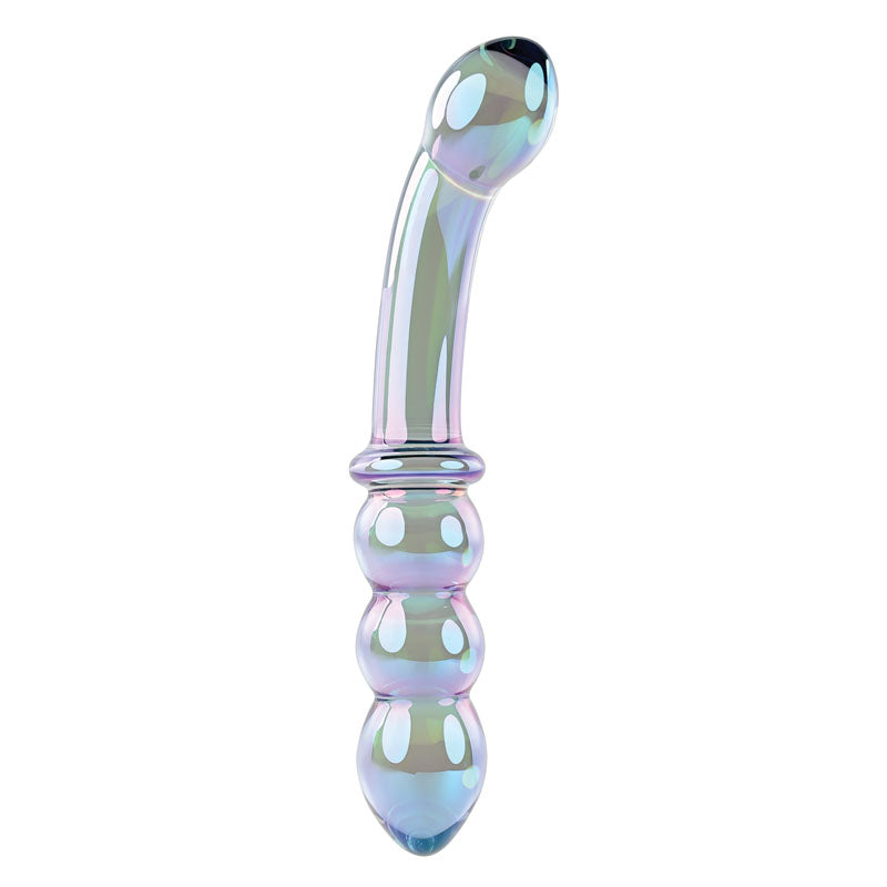 Gender X LUSTROUS GALAXY WAND - Blue/Violet Glass Double Ended