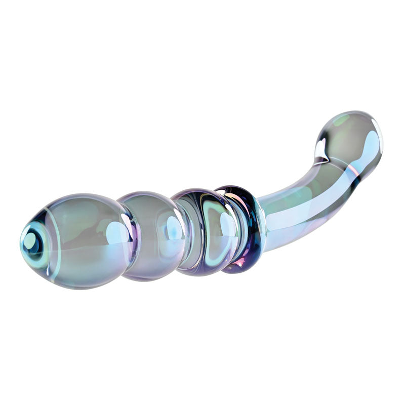 Gender X LUSTROUS GALAXY WAND - Blue/Violet Glass Double Ended