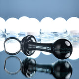 Gender X BLOW POP - Black 12.8 cm Glass Plug with Ring Pull - Image 2