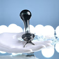 Gender X BLOW POP - Black 12.8 cm Glass Plug with Ring Pull