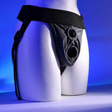 Gender X DOUBLE RIDER - Black Adjustable Strap-On Harness (No Probe Included) - Image 2