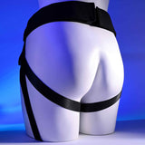 Gender X DOUBLE RIDER - Black Adjustable Strap-On Harness (No Probe Included) - Image 4