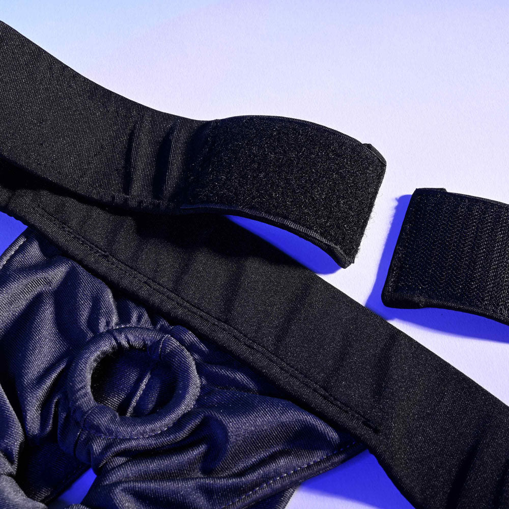 Gender X DOUBLE RIDER - Black Adjustable Strap-On Harness