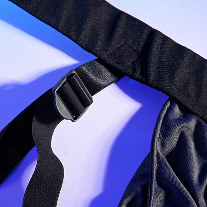 Gender X DOUBLE RIDER - Black Adjustable Strap-On Harness