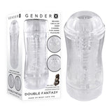 Gender X DOUBLE FANTASY - Clear Double Ended Stroker - Image 1