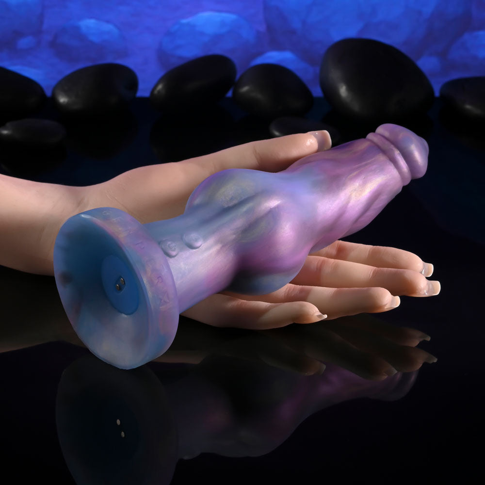 Gender X IMAGINARY FRIEND - Purple/Pink Vibrating Fantasy Dildo