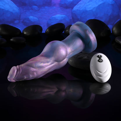 Gender X IMAGINARY FRIEND - Purple/Pink Vibrating Fantasy Dildo