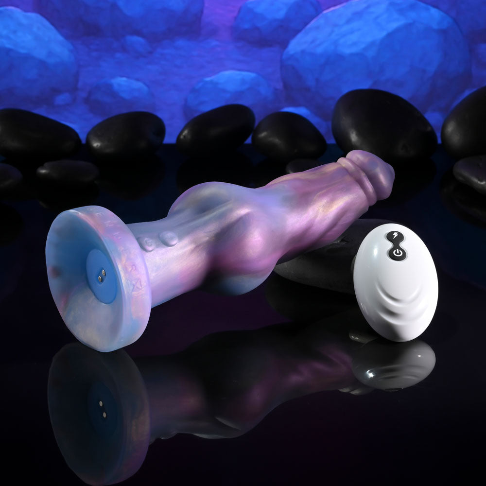 Gender X IMAGINARY FRIEND - Purple/Pink Vibrating Fantasy Dildo