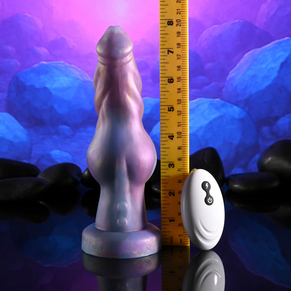 Gender X IMAGINARY FRIEND - Purple/Pink Vibrating Fantasy Dildo