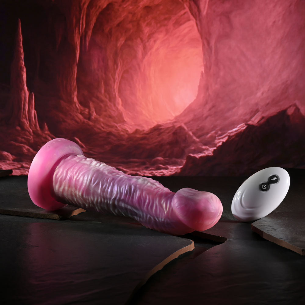Gender X WHIMSICAL - Pink Vibrating Fantasy Dildo