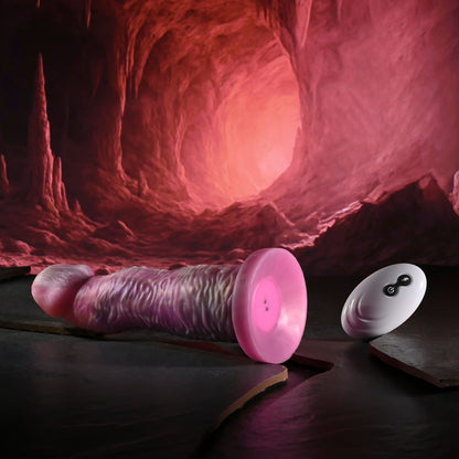 Gender X WHIMSICAL - Pink Vibrating Fantasy Dildo