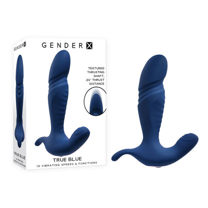 Gender X TRUE BLUE 13.5 cm Thrusting Prostate Massager
