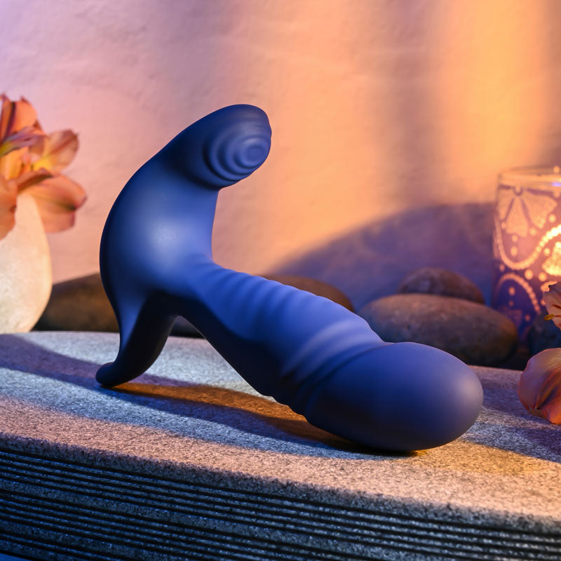 Gender X TRUE BLUE 13.5 cm Thrusting Prostate Massager