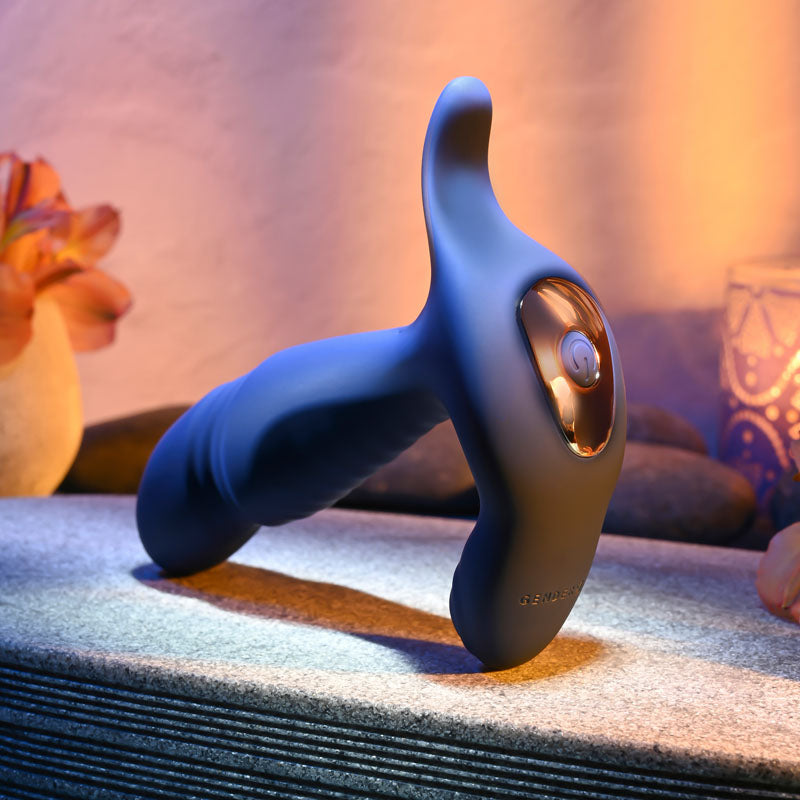 Gender X TRUE BLUE 13.5 cm Thrusting Prostate Massager