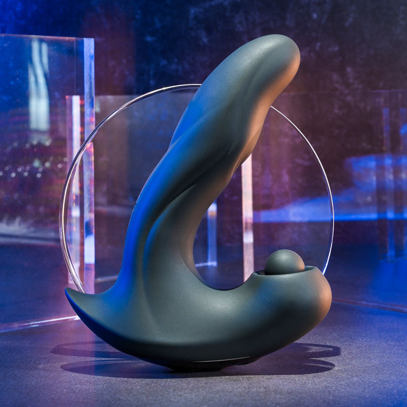 Gender X MAD TAPPER - Black Double Tapping Vibrating Massager