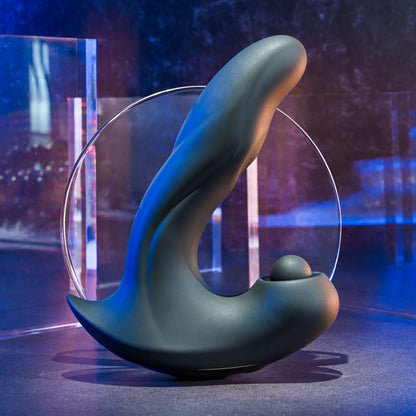 Gender X MAD TAPPER - Black Double Tapping Vibrating Massager