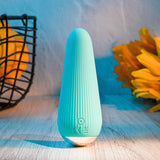 Gender X O-CONE - Blue 10.8 cm (4.25'') USB Rechargeable Bullet - Image 3