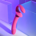 Gender X SHARING IS CARING - Pink 21.9 cm USB Rechargeable Strapless Strap-On