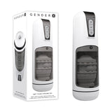 Gender X GET YOUR STROKE ON - USB Rechargeable Thrusting & Vibrating Auto Masturbator - Image 1