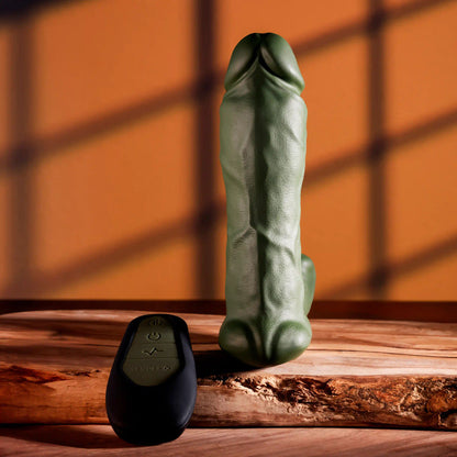 Gender X THE HUNK - Green 15.2 cm Thrusting Vibrator