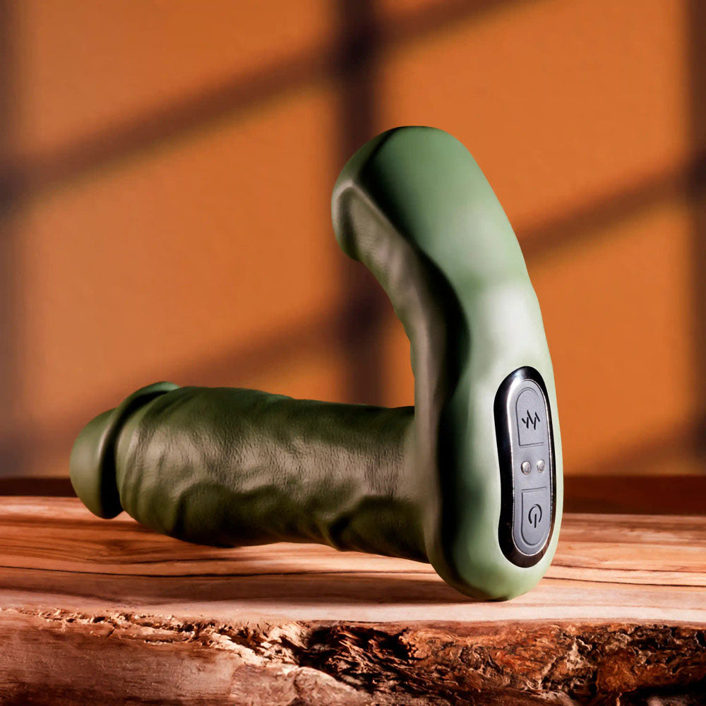 Gender X THE HUNK - Green 15.2 cm Thrusting Vibrator
