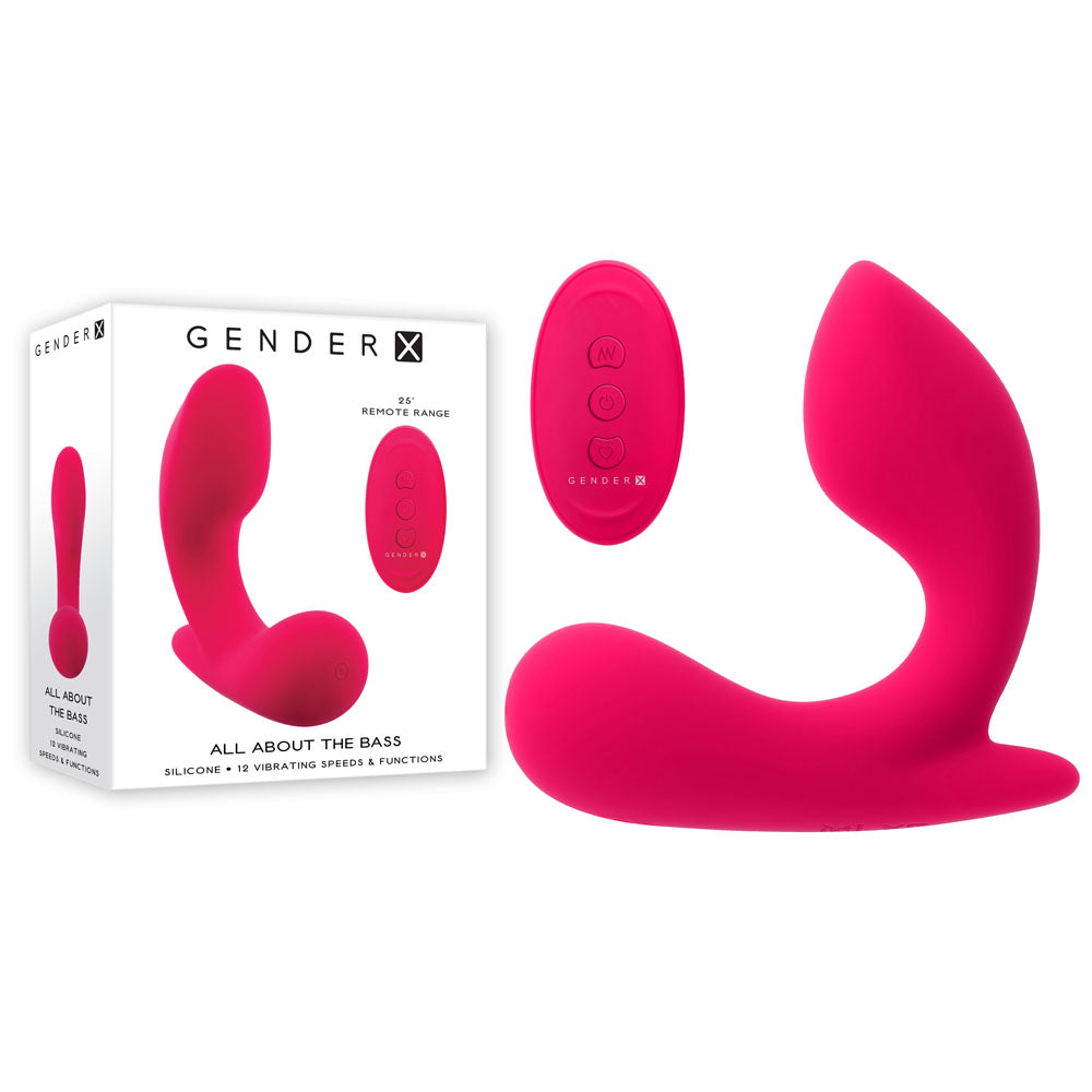 Gender X ALL ABOUT THE BASS - Pink Wearable Vibrator