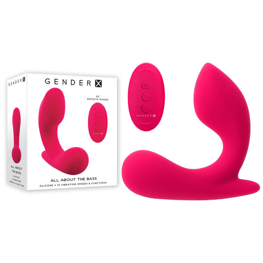 Gender X ALL ABOUT THE BASS - Pink Wearable Vibrator