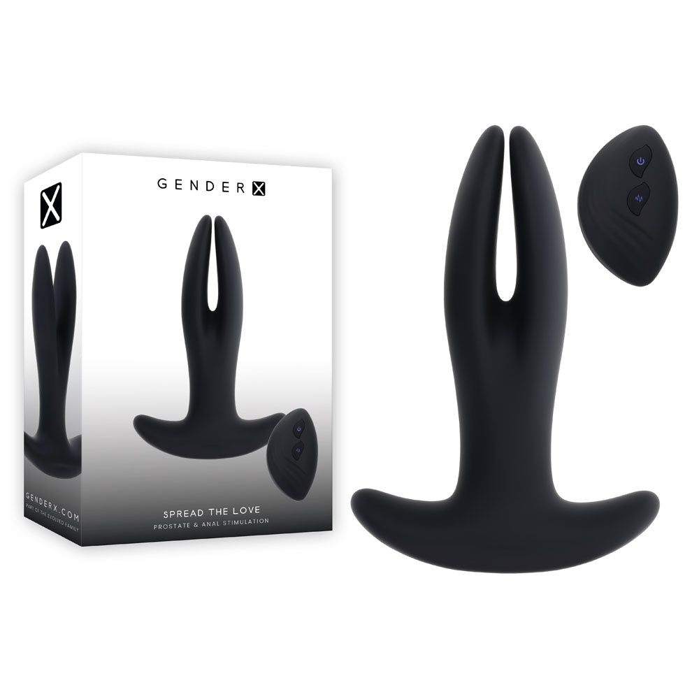 Gender X SPREAD THE LOVE - Black Stretching Anal Plug