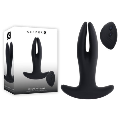 Gender X SPREAD THE LOVE - Black Stretching Anal Plug