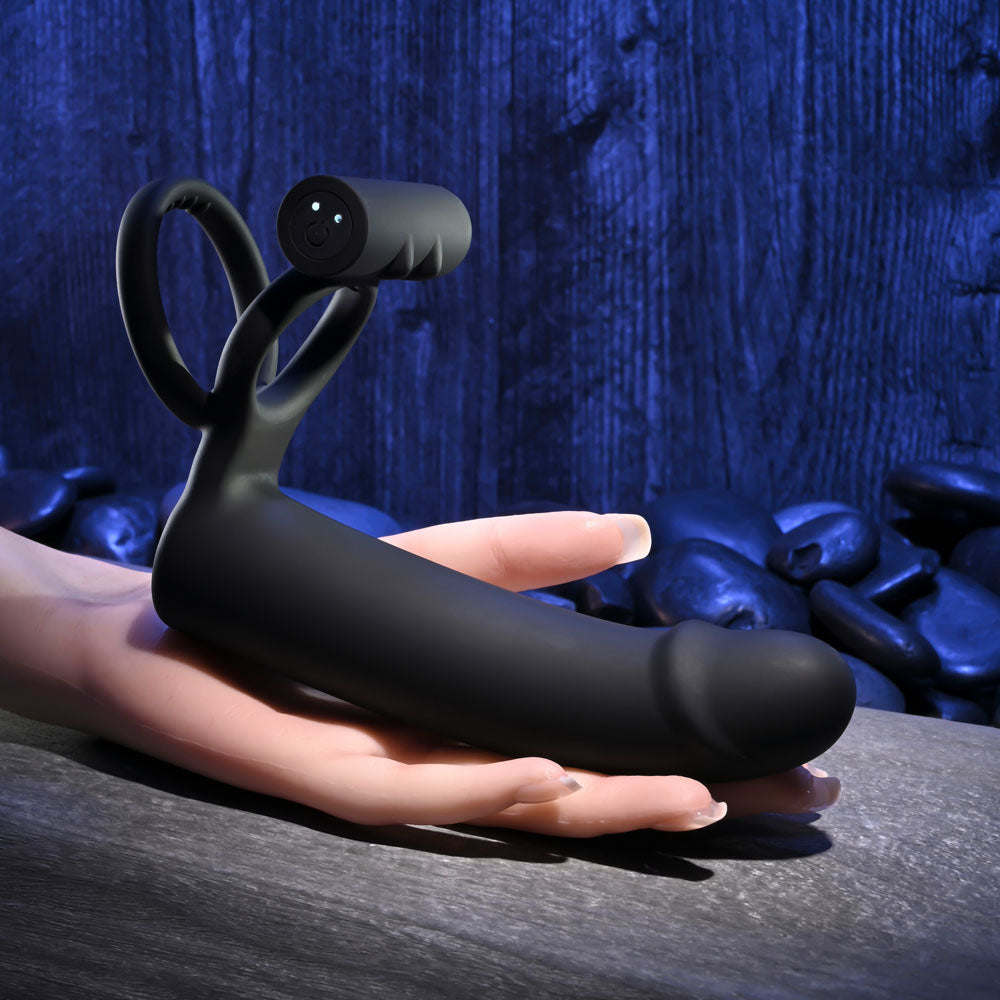 Gender X FULL SWING - Black Vibrating Cock Ring