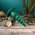 Gender X THE RATTLER - Green 17 cm USB Rechargeable Vibrating and Twirling Anal Plug