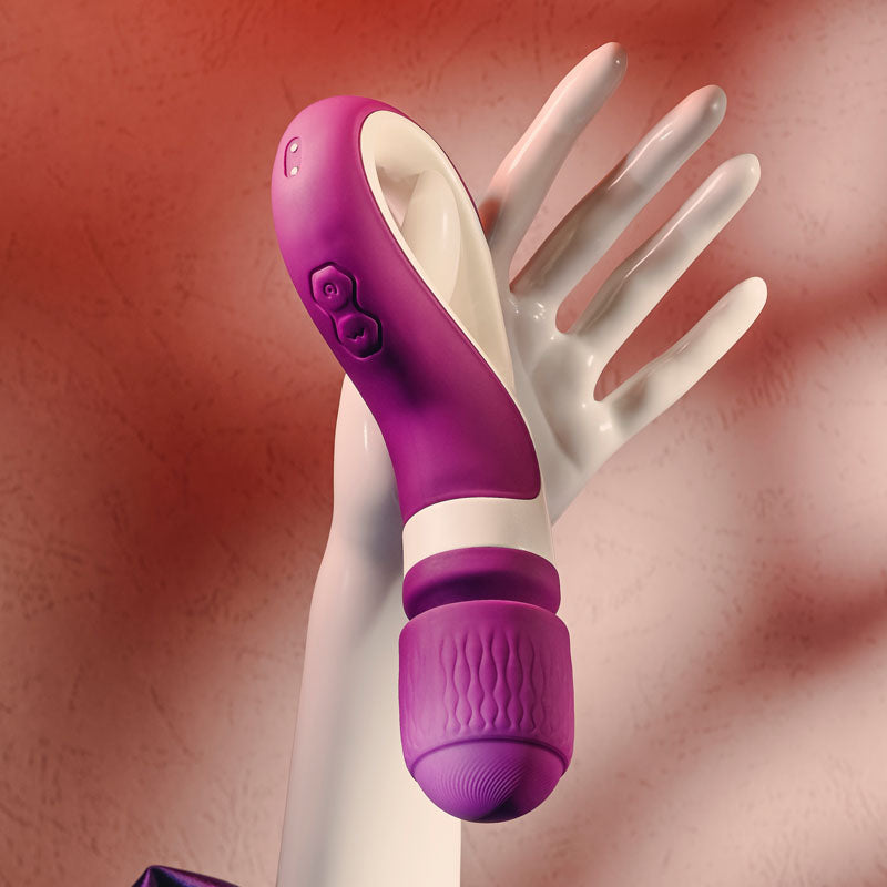 Gender X HANDLE IT Purple/White Rechargeable Wand Massager
