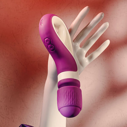 Gender X HANDLE IT Purple/White Rechargeable Wand Massager