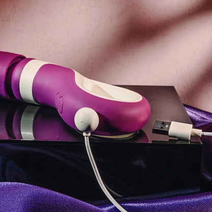 Gender X HANDLE IT Purple/White Rechargeable Wand Massager