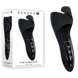 Gender X THE EMBRACE - Black USB Rechargeable Male Vibrator - Image 1