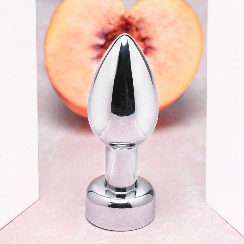 Gender X ROCKIN' METAL PLUG - Metallic 9.3 cm Butt Plug
