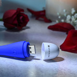 Gender X PLAY BALL - Blue 25 cm USB Rechargeable Thrusting & Vibrating Orbs - Image 8