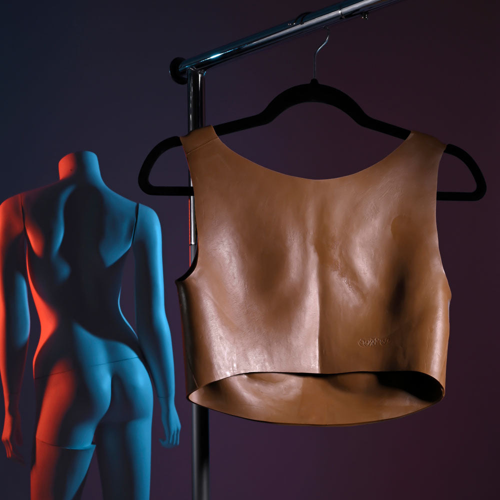 Gender X UNDERGARMENTS - PLATE C-CUP - Dark - Brown Wearable Breasts