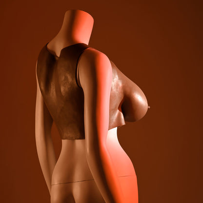 Gender X UNDERGARMENTS - PLATE E-CUP - Dark - Brown Wearable Breasts