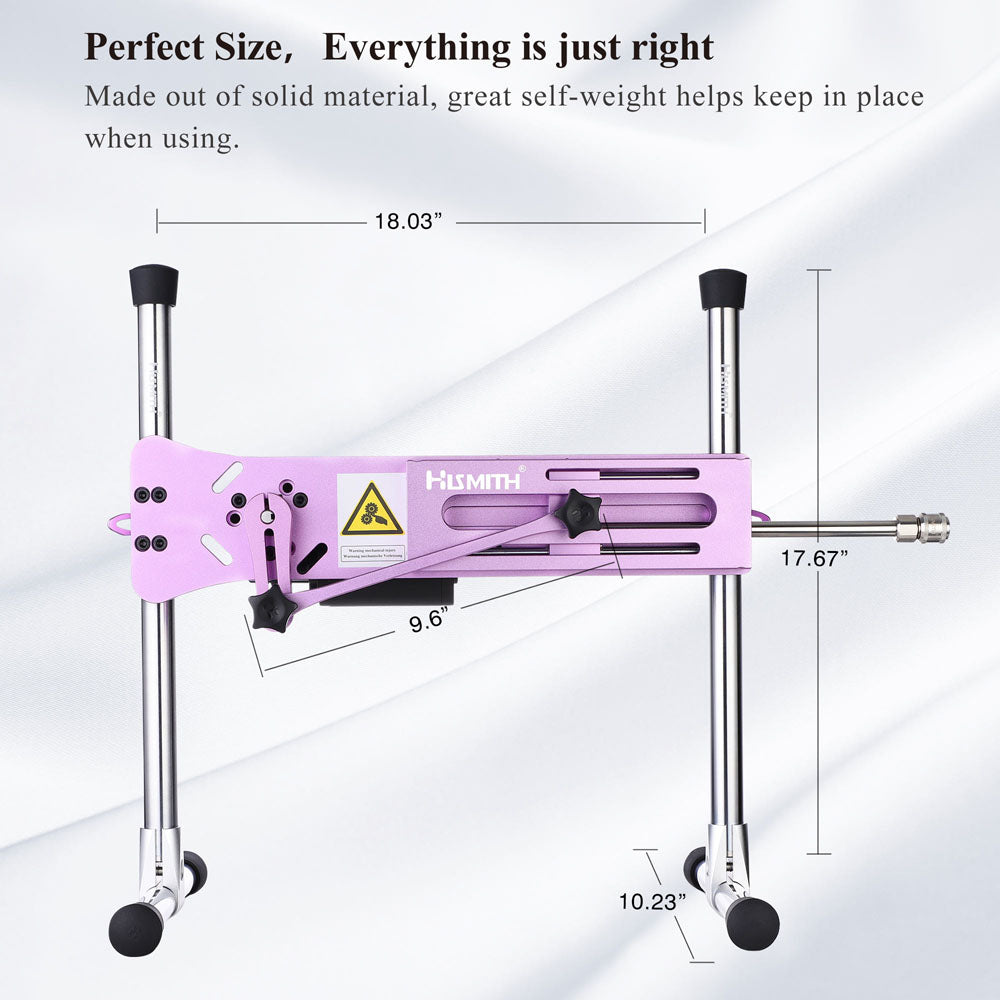 Hismith Premium 3.0 Sex Machine - Pink Mains Powered Sex Machine