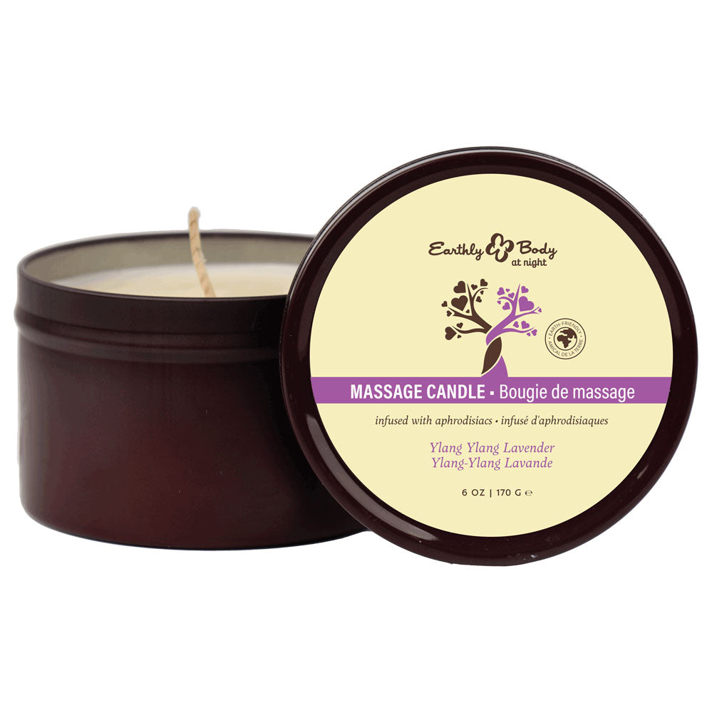 EB Aphrodisiac Massage Candle - Ylang Ylang Lavender Scented Massage