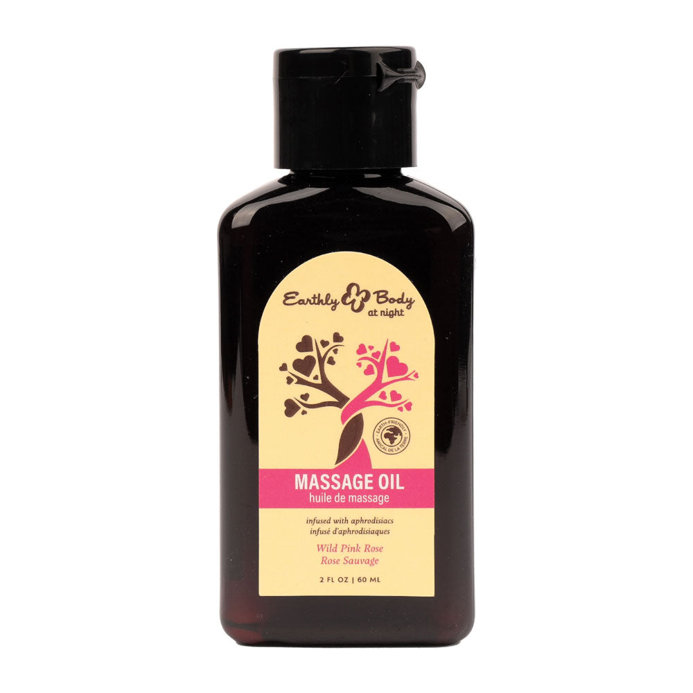 EB Aphrodisiac Massage Oil WILD PINK ROSE - 60 ml - Wild Pink Rose