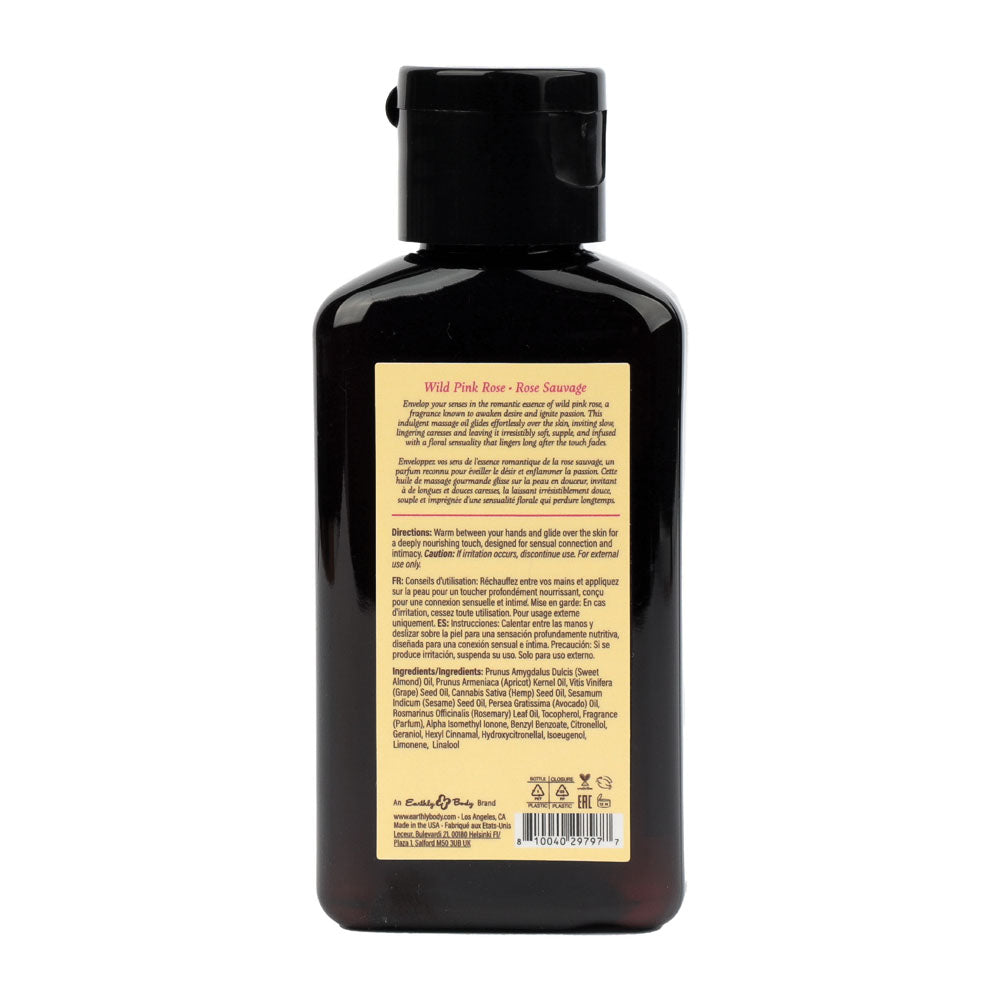 EB Aphrodisiac Massage Oil WILD PINK ROSE - 60 ml - Wild Pink Rose