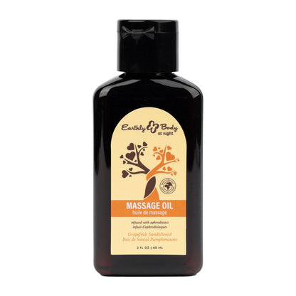 EB Aphrodisiac Massage Oil GRAPEFRUIT SANDALWOOD - 60 ml - Grapefruit